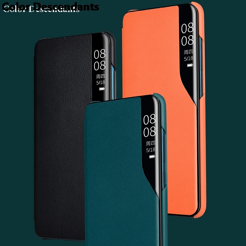 View Smart Flip Case for Samsung Galaxy S10 S 10 Plus SM-G975F/DS Cover Fundas Leather Magnetic Cases S10Plus S10+ Capa Etui bag