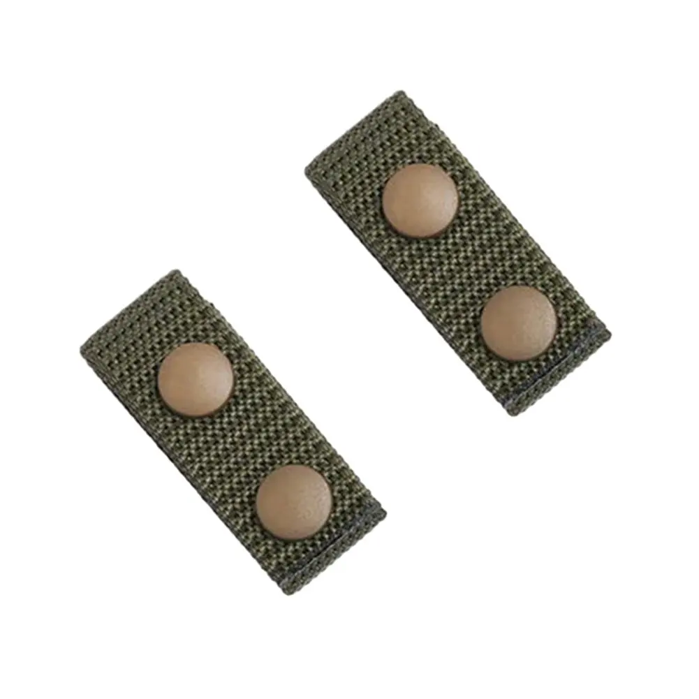 2pcs Nylon Fabric Buckles For Securing Belt Buckles Belt Keeper Folded Length 6.5cm Adjustable Material Handling Tools