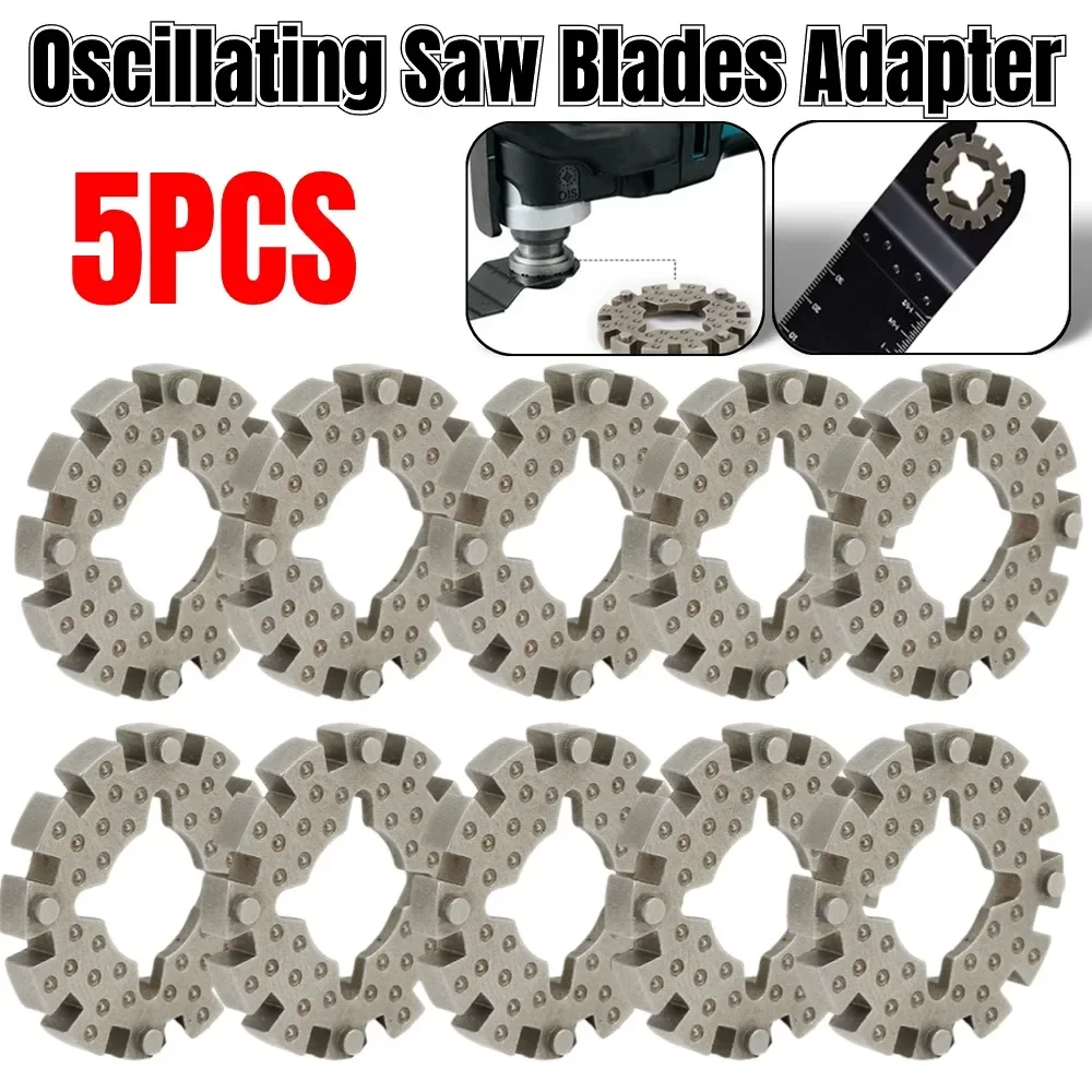 5pcs 25mm Saw Blades Adapter Universal Multimaster Oscillating Tools Shank Adapter For Professional Tool Woodworking Accessory