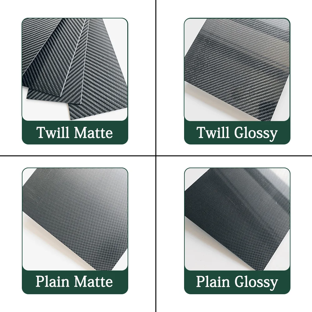 3K نقية ألياف الكربون ورقة المجلس ، صلابة عالية المواد المركبة ، صفح لوحة الكربون ، لامعة ومات ، سمك 0.5-6 مللي متر ، 200x400mm