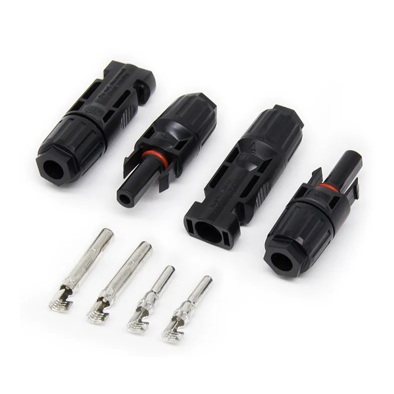 1/2/3/4/5 sets of solar connector photovoltaic small hexagonal plugs 1000V 30A solar panel connector kits, suitable for 2.5/4/6m