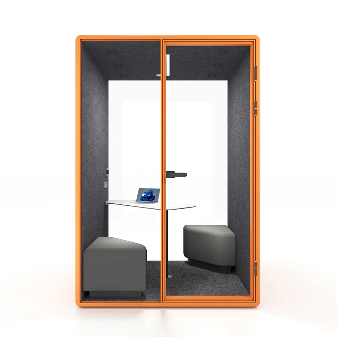 Steel Modern Soundproof Office Cabin, Soundproof, Suitable For Co-working, Conference Calls, 100% Soundproof, Suitable For Quiet