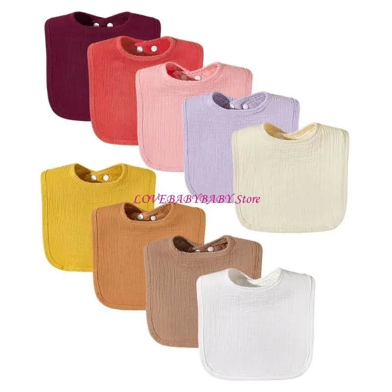 

Baby Burp Cloths Nursing Bibs Kid Infant Newborn Drooling Apron Feeding Bibs 4XBC