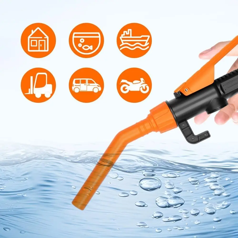 2025 Upgrade Portable Power Battery Pump Battery Operated Electric Siphon Pump Water Transfer Pump Easy to Use Hand Fuel Pump Po