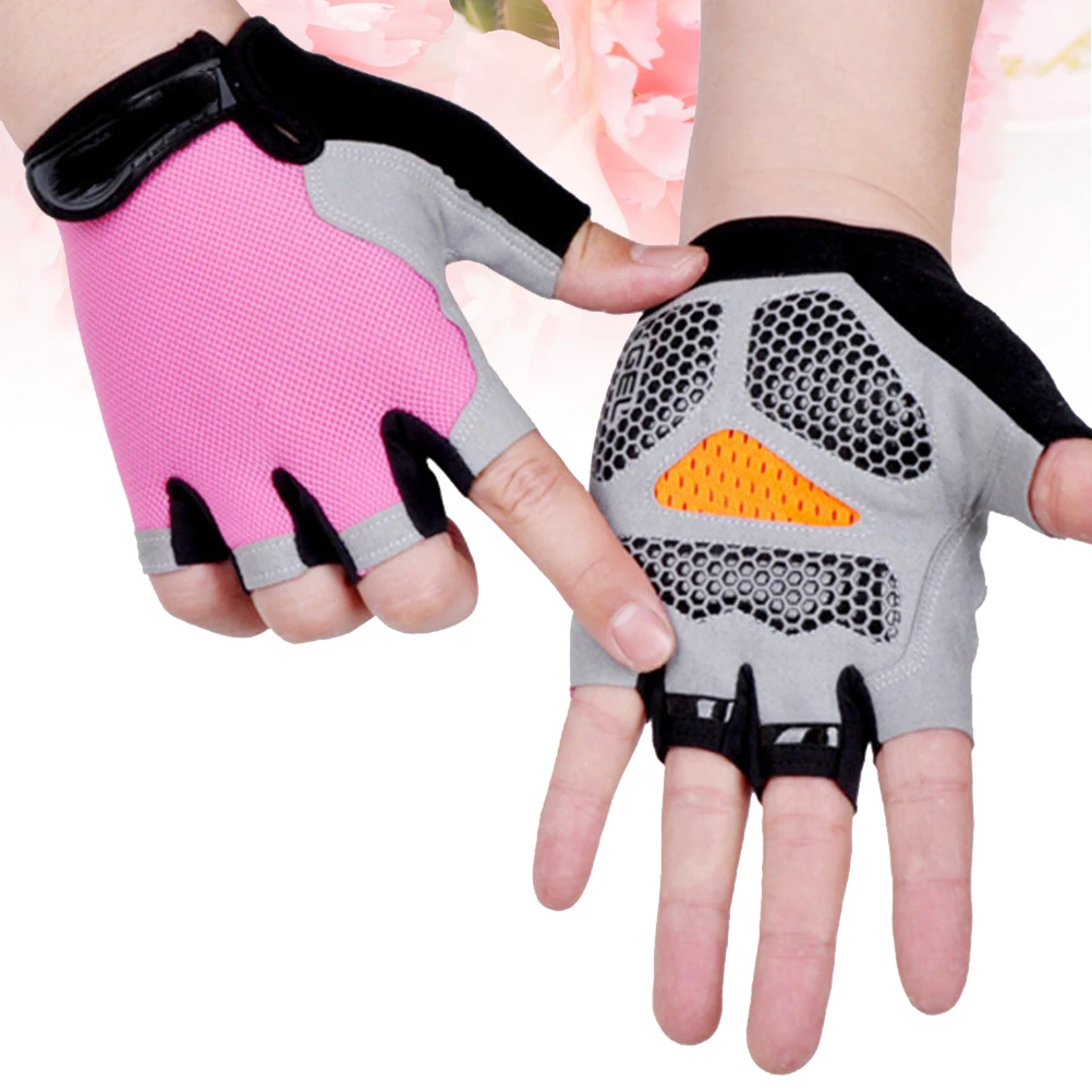 

1 Pair Half Finger Short Gloves For Riding Breathable Anti-Slip Sun Protection Outdoor Sports Cycling Hiking Driving Fishing