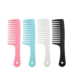 Anti-Static Plastic Hairdressing Wide Tooth Smooth Hair Comb men's and women's household Heat Resistant Pro Salon Styling Tools