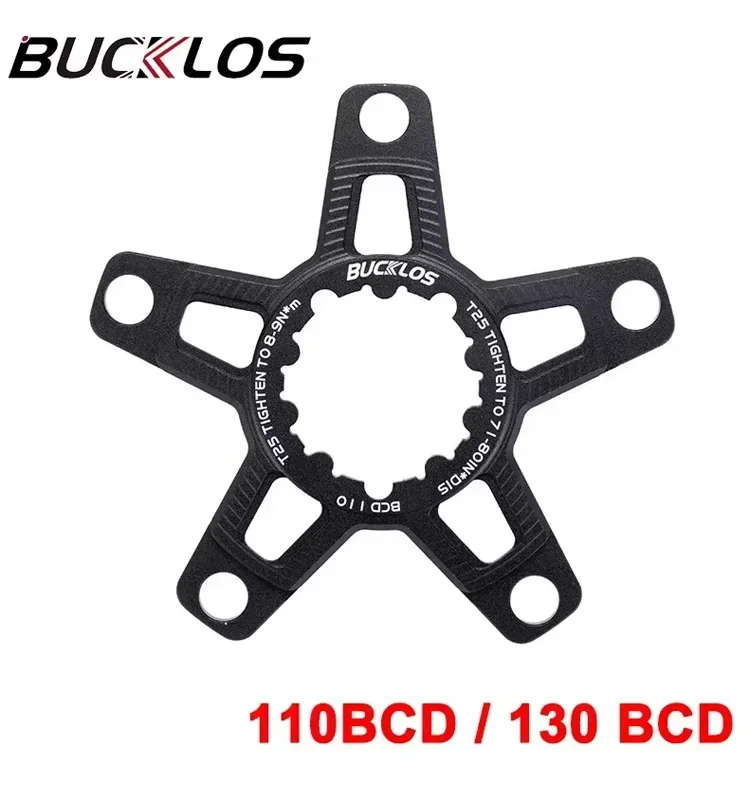 BUCKLOS Chainring Adapter 110BCD To 130 BCD Chainring Converter Chainwheel Adapter for SRAM X9 XX1 MTB Bike Crankset