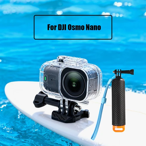 Imagen 1 del producto Carcasa Impermeable para DJI Osmo Nano, Funda Protectora de Buceo, Funda Protectora de Buceo para Pulgar, Accesorios para Cámaras Deportivas