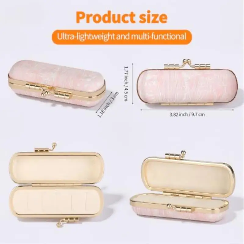 Mini Ring Box Portable Jewelry Box Small Light Luxury Fashion Jewelry Storage Travel Carry-on Ring Storage Box Jewelry Organizer