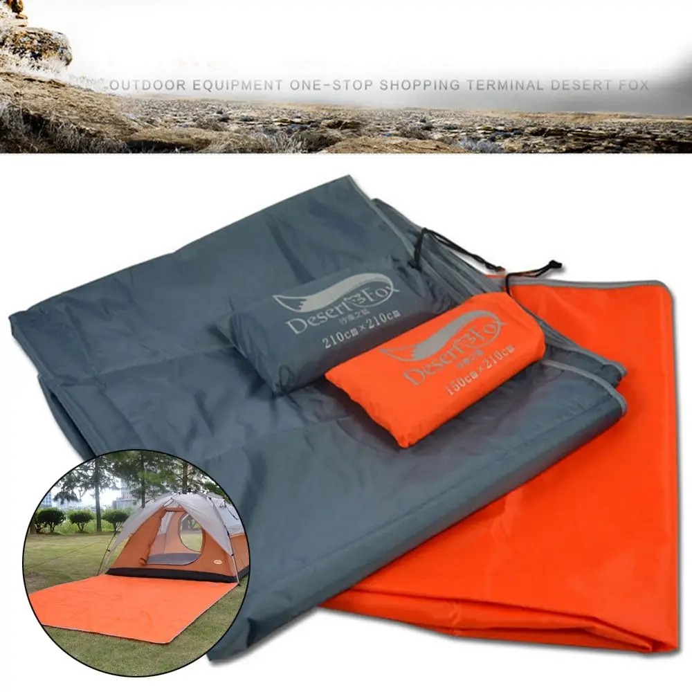 Desert Tarp Tent Floor Waterproof Tarp Picnic Mat Ultralight Pocket Tent Footprints Tarp with Sack for Outdoor Camping Hiking