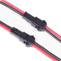 SM2.54mm air connection 2P3P4P male female docking terminal wire, pin connection wire docking male female head harness