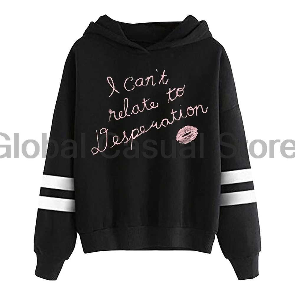 Sabrina Carpenter Can't Relate Hoodie 2024 Tour Pocketless Parallel Bars Sleeve Streetwear Men Women Hooded Sweatshirts