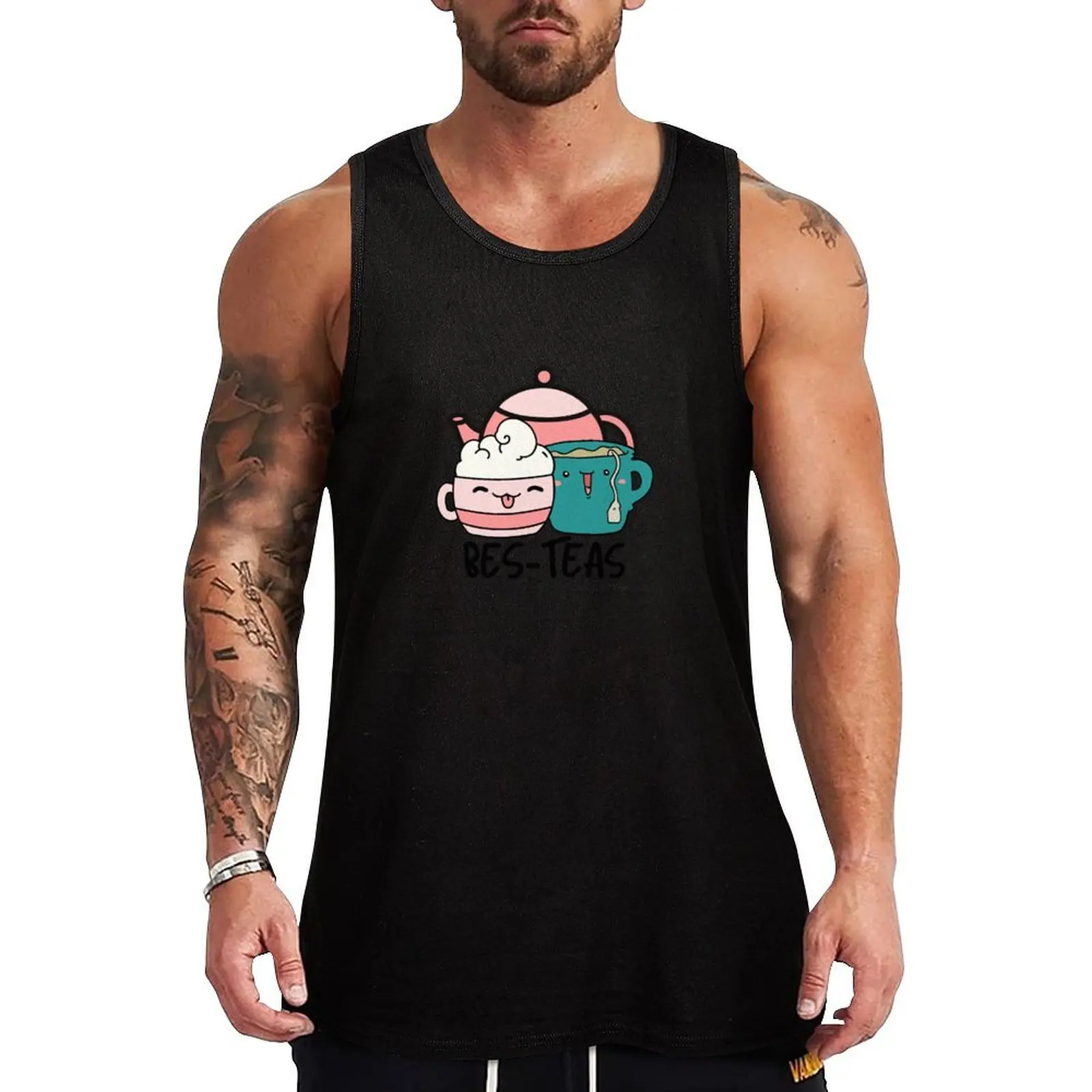 Besteas Tank Top Anti Odor Tank Top Moisture Wicking Workout Shirt