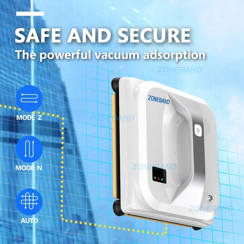 Ultra-thin Window Cleaning Robot Vacuum Window Cleaner Anti-falling Electric Household Tools Wiper for Washing Glass Wall Door