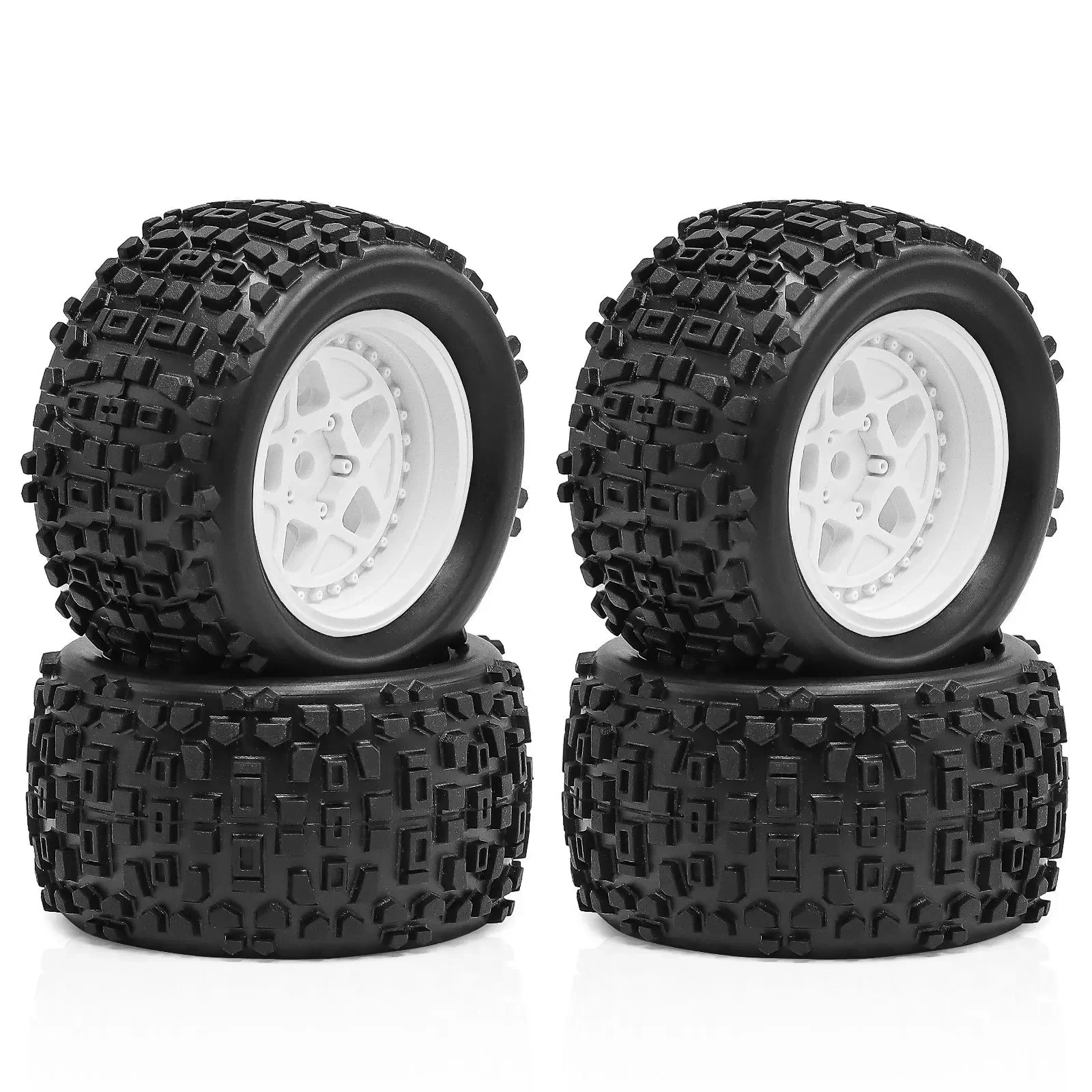 1 Zestaw Opon 72,5 mm 1/8 1/10 do Samochodów Short Course, Pasuje do 1/18 ARRMA TYPHON GRANITE GROM