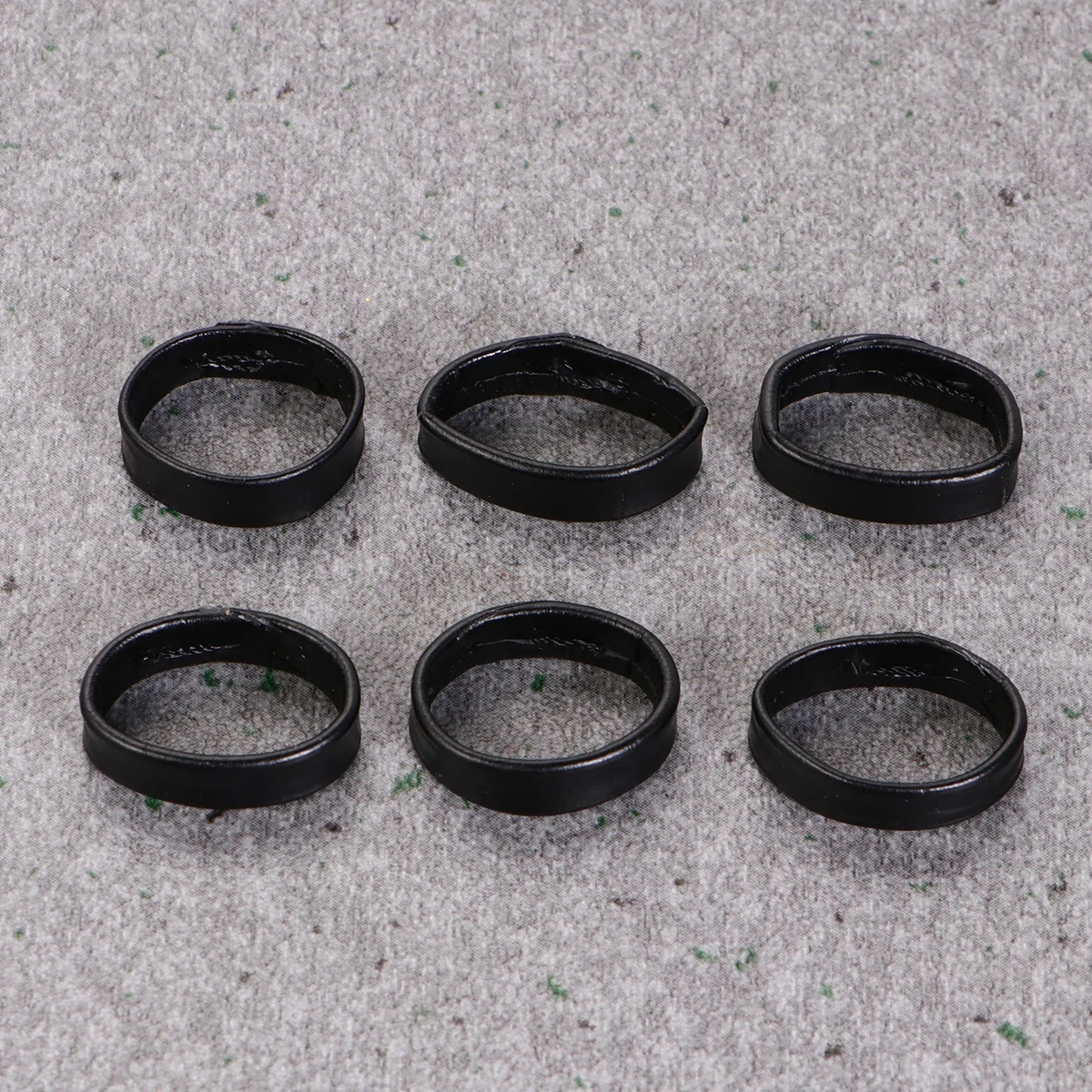 

6pcs Watch Band Loop Strap Premium Material Movable Rings Durable Replacement Soft Environmental Bands for Watches