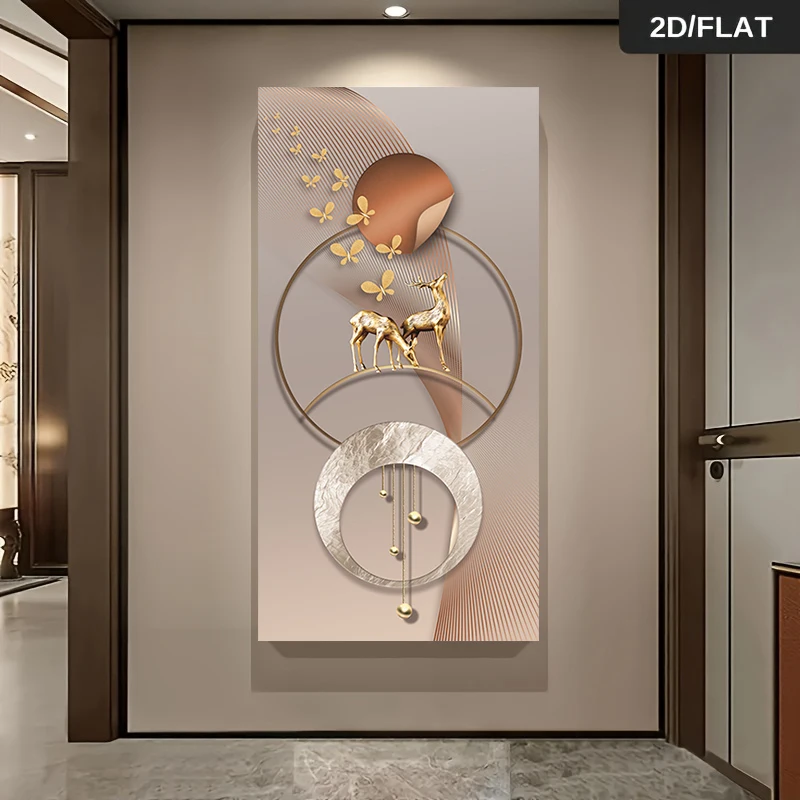 Nordic Luxury Elk Wall Art 6