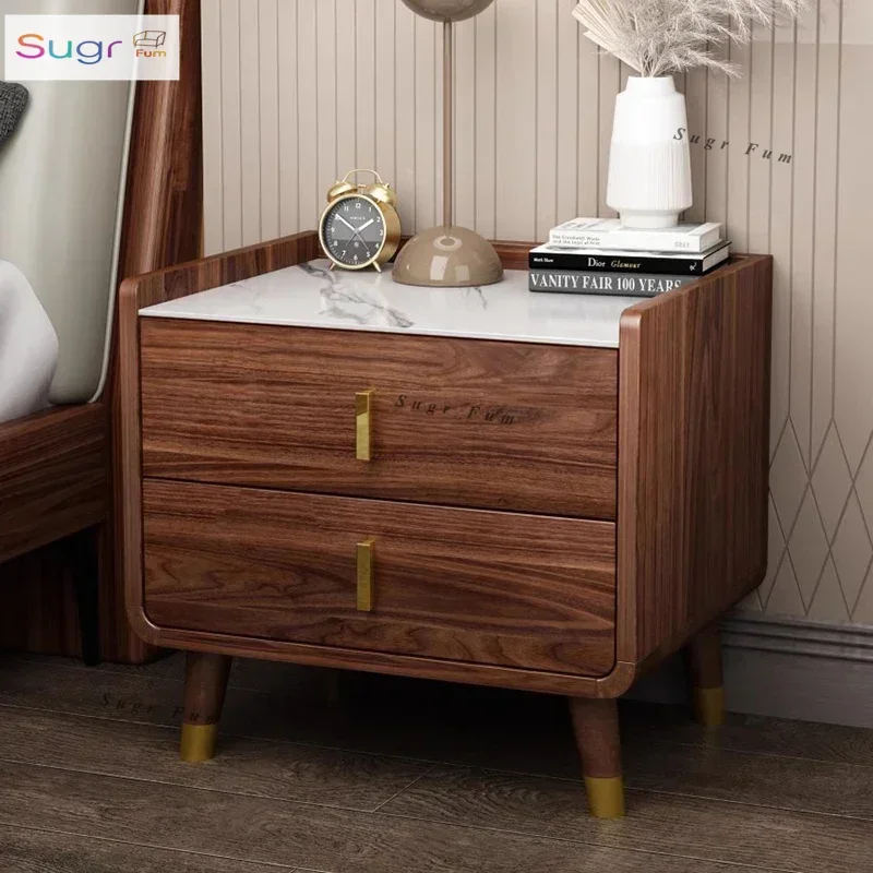Bed Table Cheap Bedside Wood White Nordic Bedroom Side Room Small Night Stand Comfortable Nachttische Dressers Narrow Desk yht