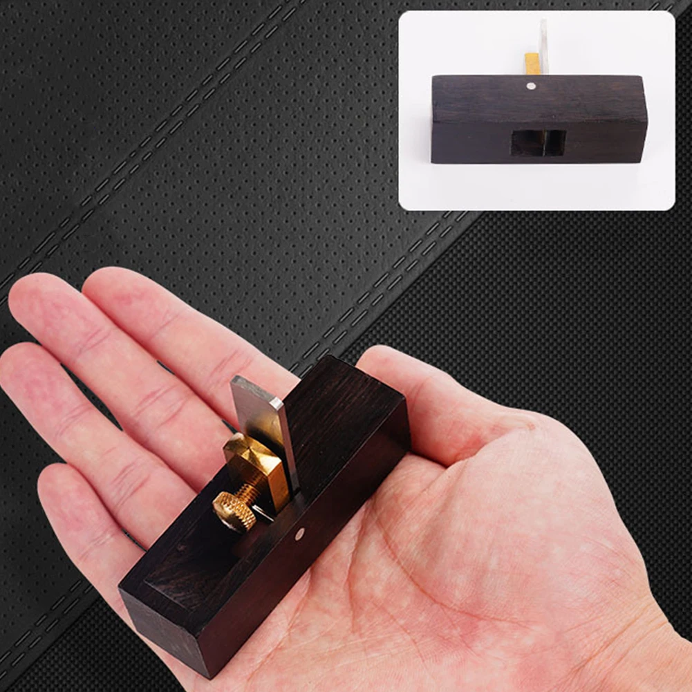 

Плотницкий деревянный строгальный инструмент, компактный размер, сделай сам, 8 х 2 х 2,2 см, дуга/плоское черное дерево + сталь, профессиональный практичный