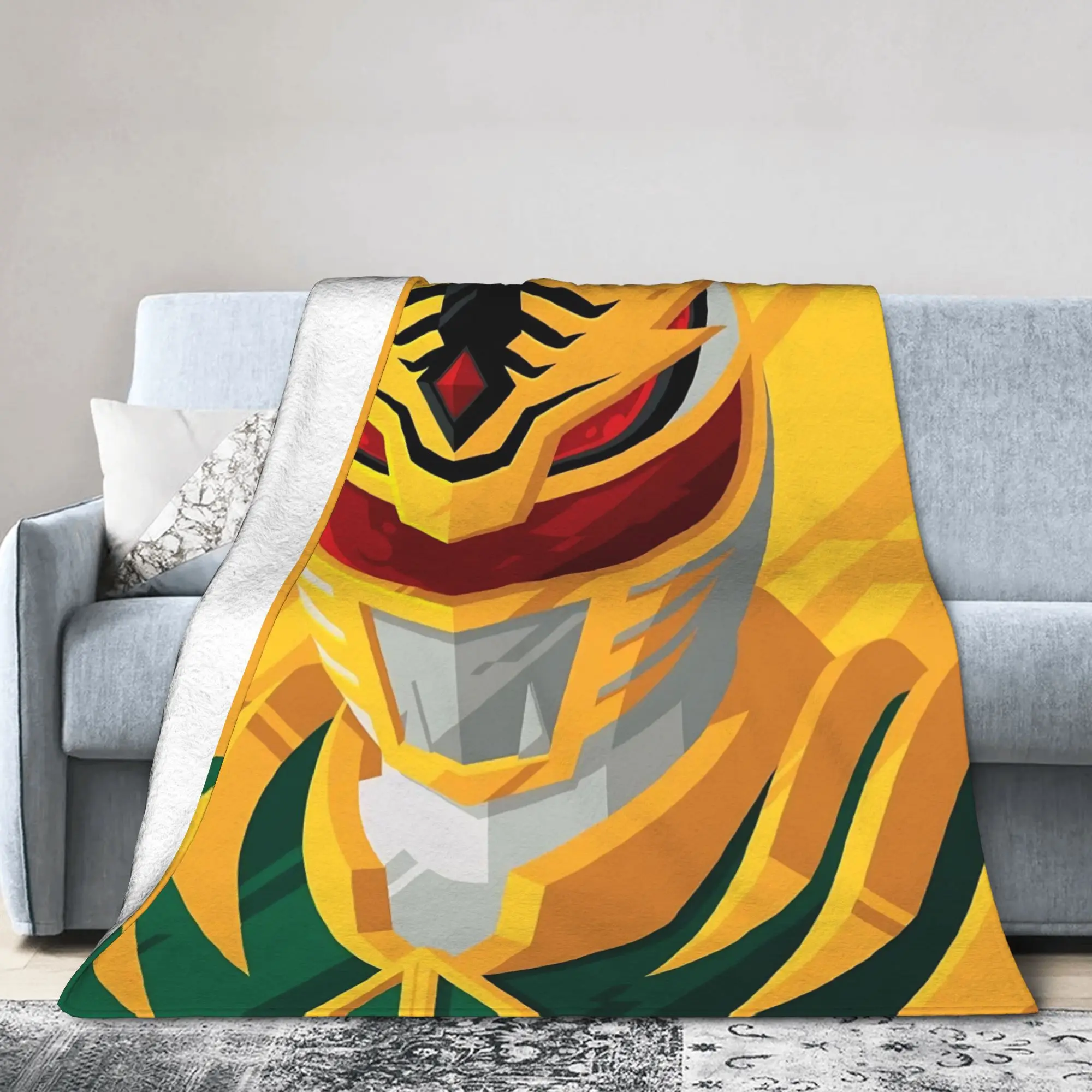 Lord Drakkon Blanket Power R-Ranger Flannel Funny Warm Throw Blankets for Home Spring Autumn