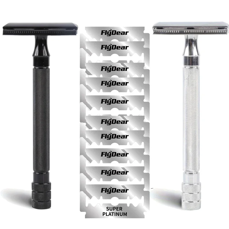 

Safety shaving Razor Classic Men Shaver Mild Hair Removal Shaver Double Edge Stainless Steel Shaving Coated Blades Shaver Razor