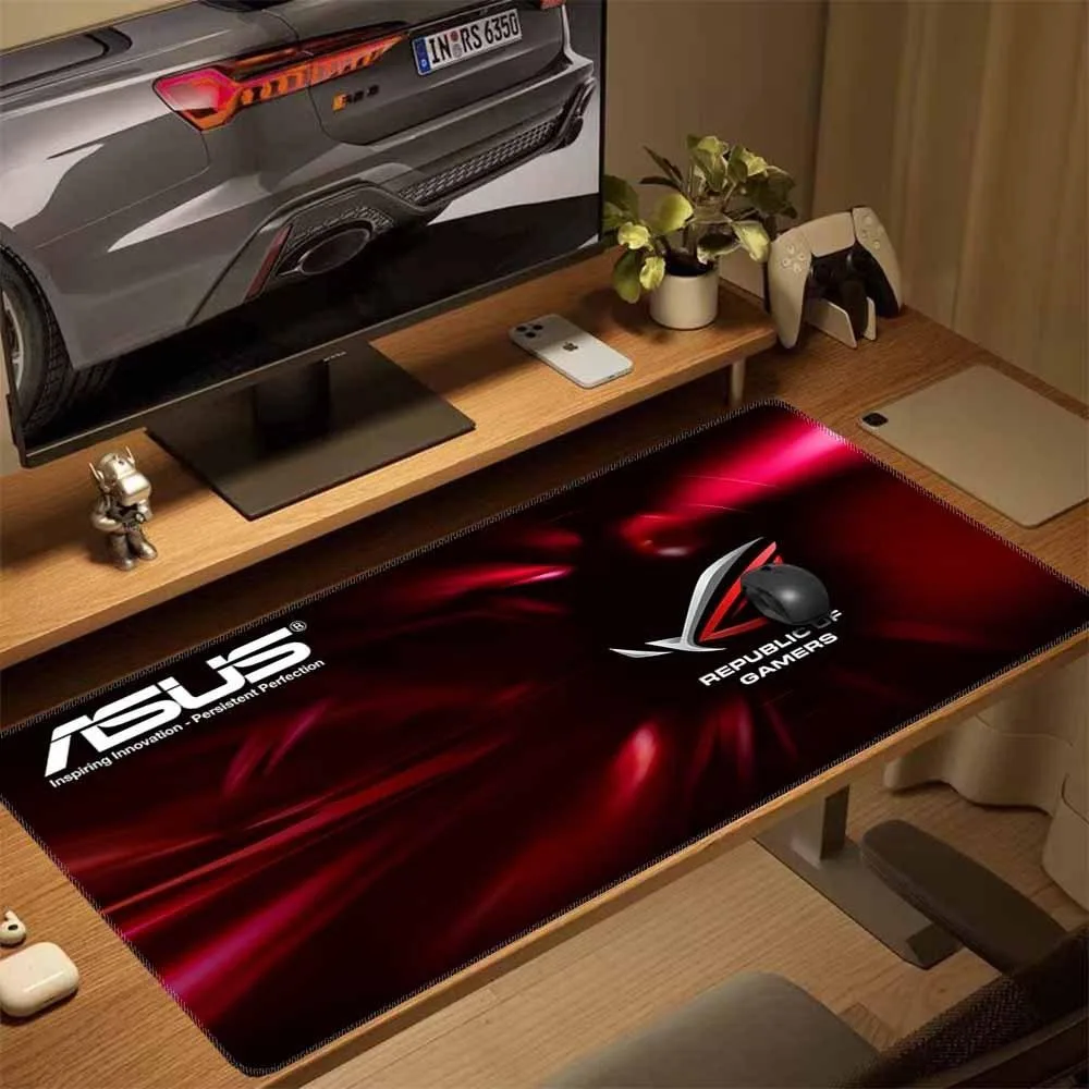 With colorful ASUS ROG pattern design - durable desktop mat manguitos gamer alfombrilla para escritorio pk control 1