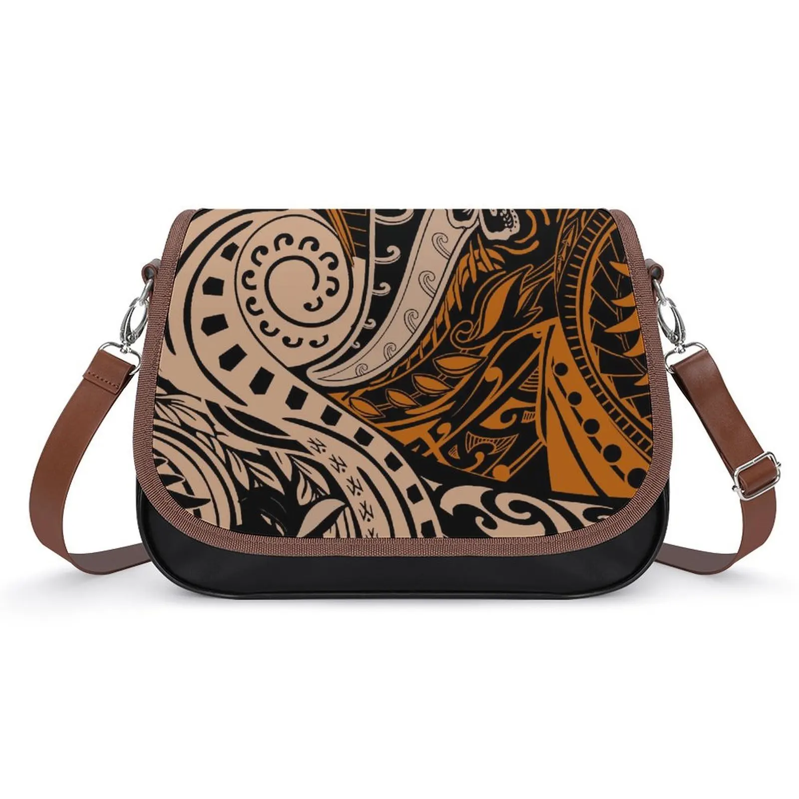 

Polynesian Custom Women'S Crossbody Bag Portable And Compact Travel Women'S Bag Samoan Tribal Ethnic Pattern Design 3d Printed