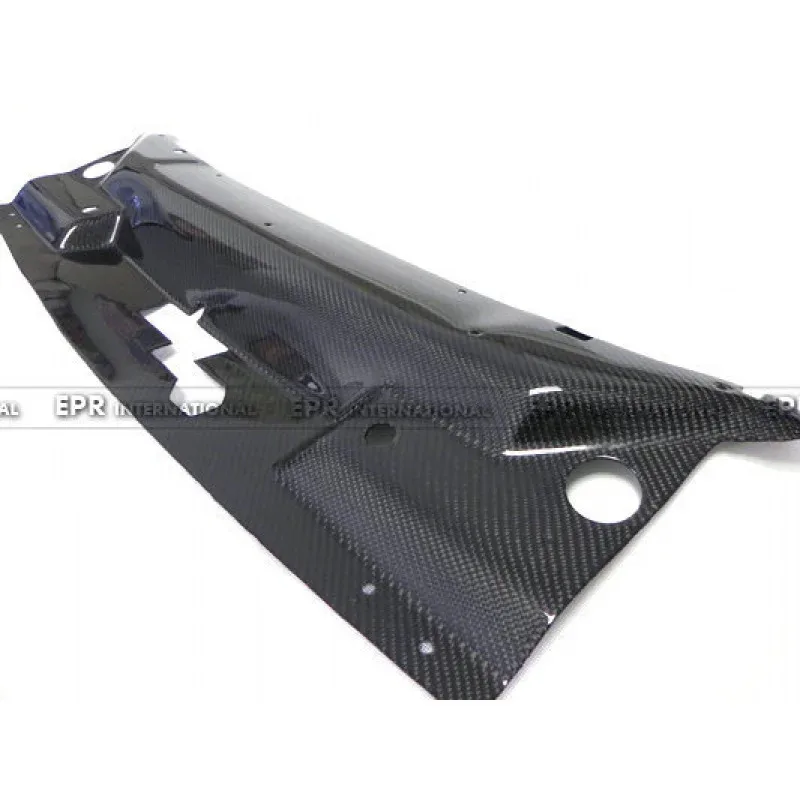 For 180SX S13 Carbon Fiber Front Bumper Radiator Guard & Intercooler Baffle - High - Strength, Prevents Debris Damage, Improves