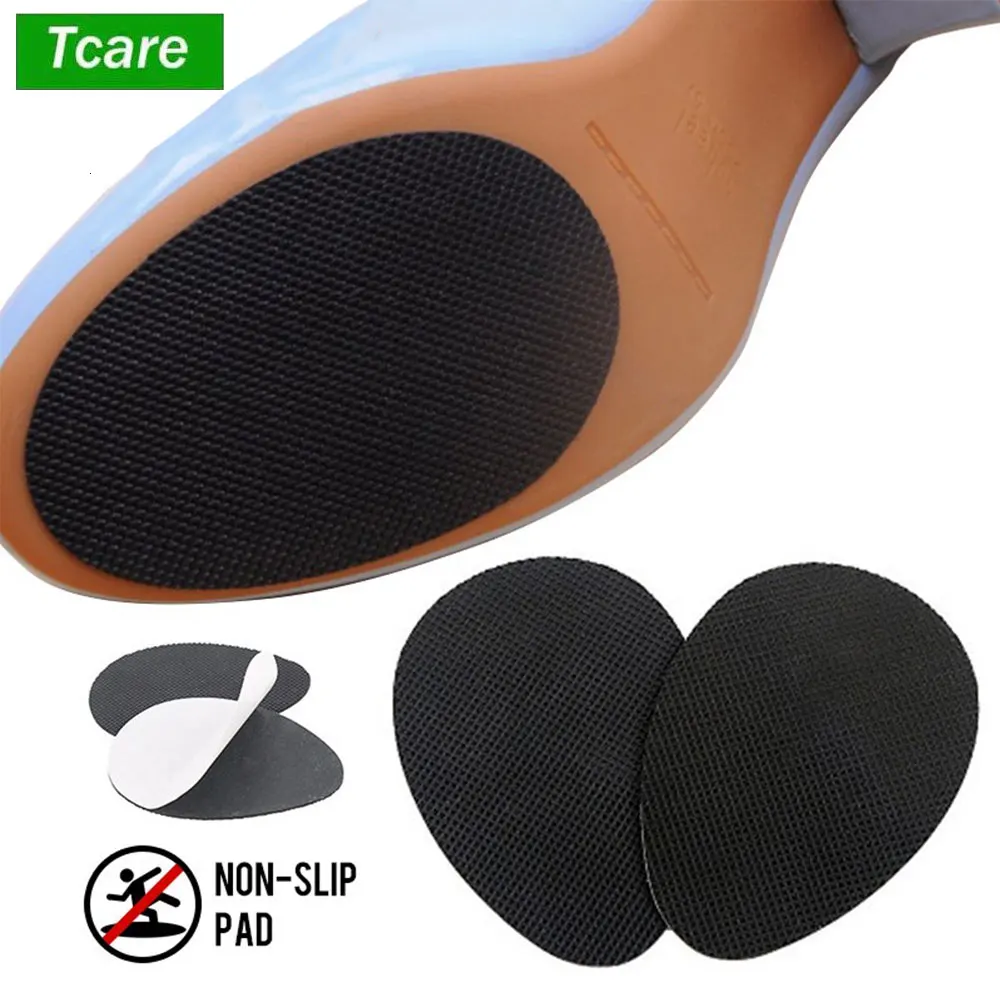 Tcare 1 Pair Insole Wear-resistant Tendon Rubber Sole Non-slip Shoe Stickers High Heels