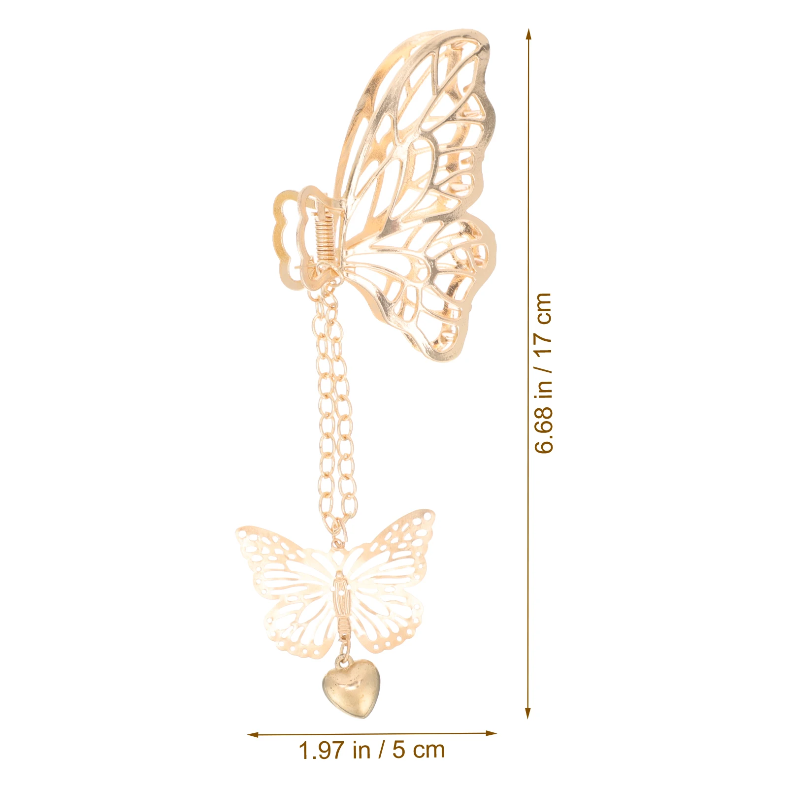 

Butterfly Hair Clips Durable Claw Accessories for Girls Weddings Parties Birthdays Banquets Gifts Wife Stylish Practical Hair