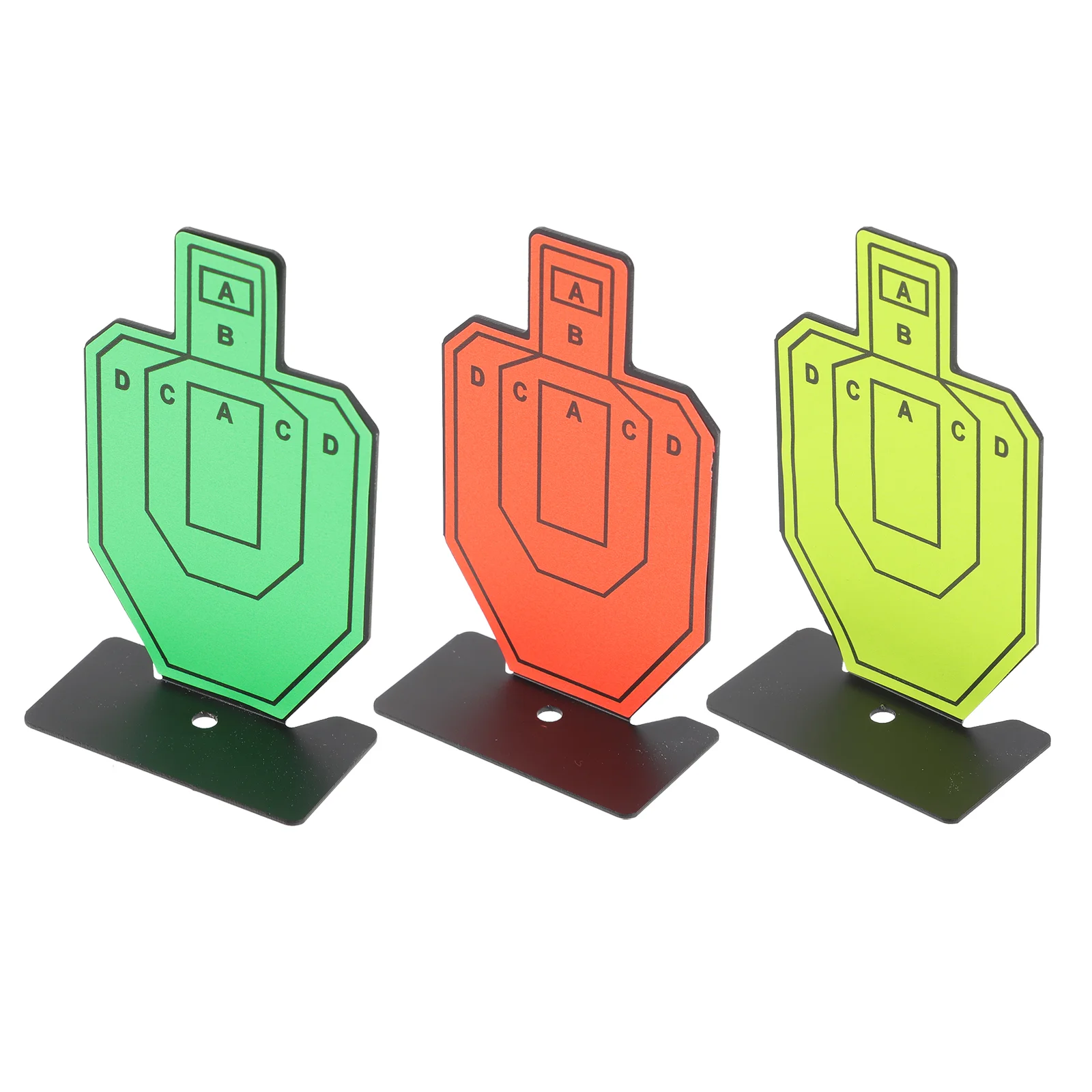 3 Pcs Competitive Sports Mini Middle Finger Target Soft Practice Polygonal Training Metal Toy