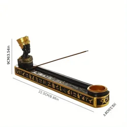 Egyptian Vintage Dog God Resin Crafts Incense Insert Interior Decoration Tourism Souvenir