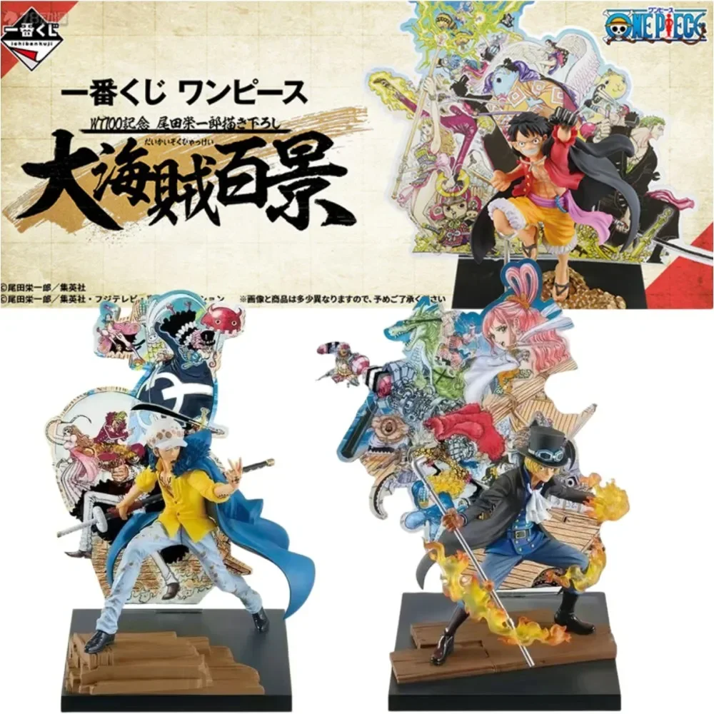 

BANDAI оригинальный цельный Ichiban Kuji WT100 аниме морковь Луффи Лев Айс Ямато Сабо Фигурки игрушки модели подарки на день рождения