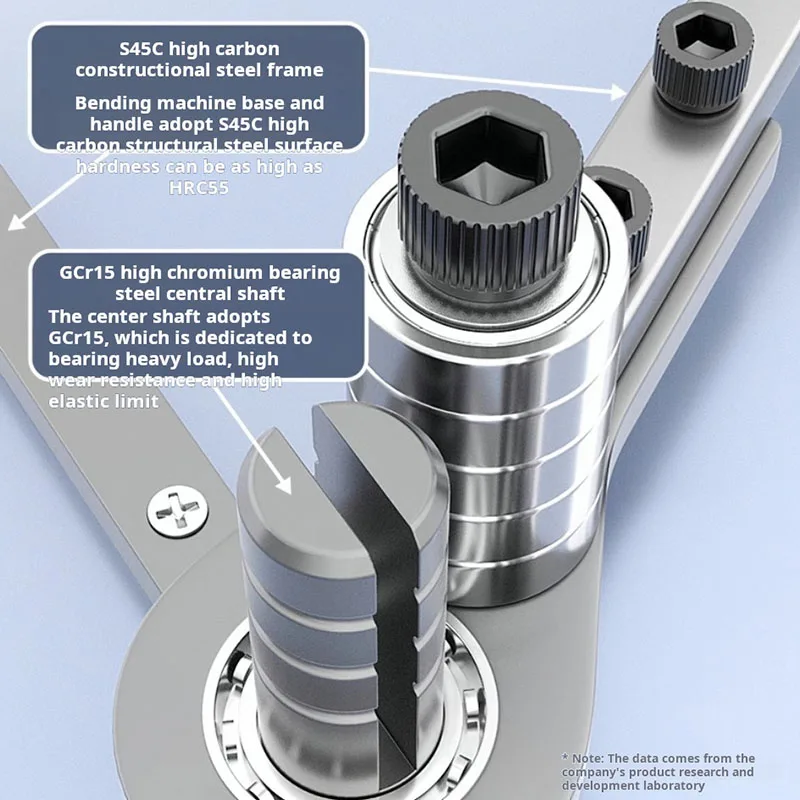 آلة ثني كتلة الحديد لوحة الصلب أدوات ثني الأسلاك الحديدية الصفائح المعدنية DIY الأثاث أدوات الانحناء الفنية أدوات الانحناء #4