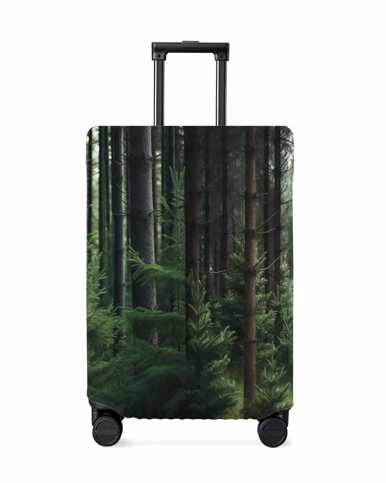 Wallpaper Forest Tree Autumn Luggage Cover Elastic Baggage Cover For 18-32 Inch Suitcase Case Dust Cover