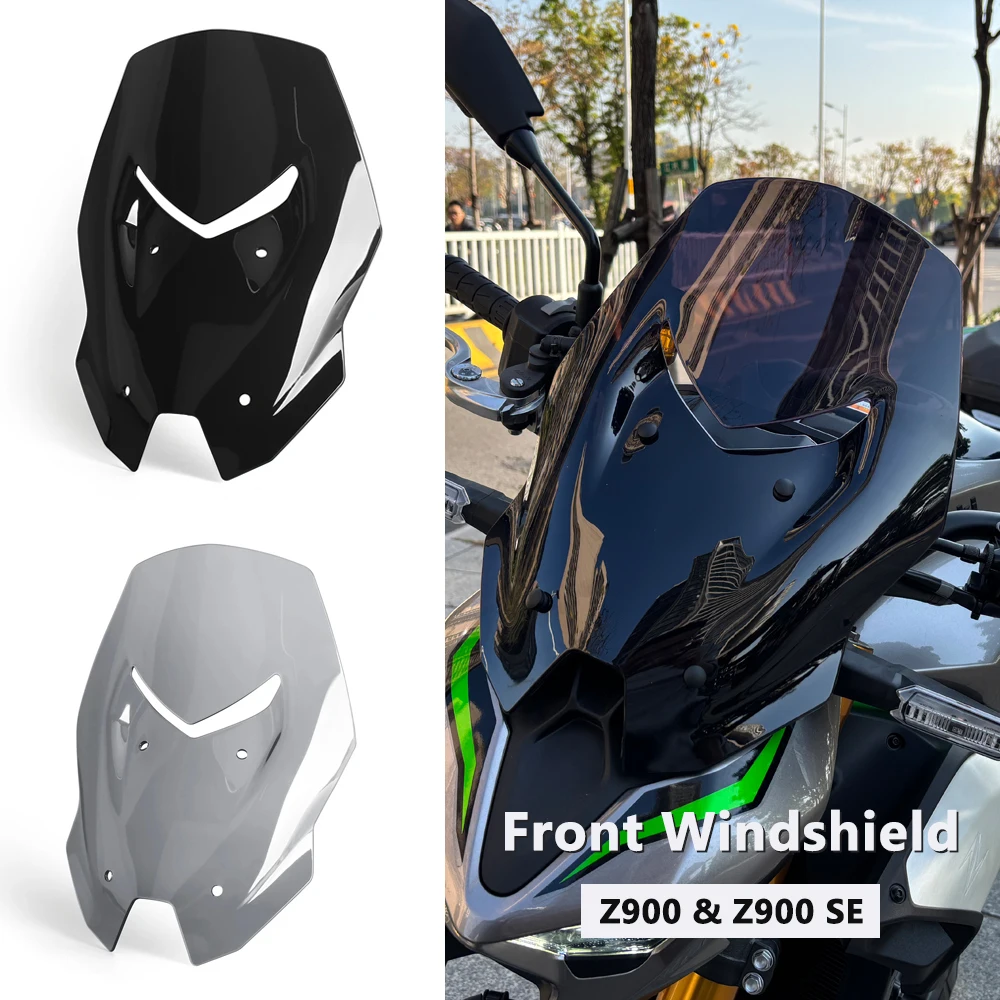 

For Kawasaki Z900 SE ​Z900SE Z 900 Motorcycle Front Screen Deflectors Protector Windshield Wind Deflector Viser VIsor WindScree