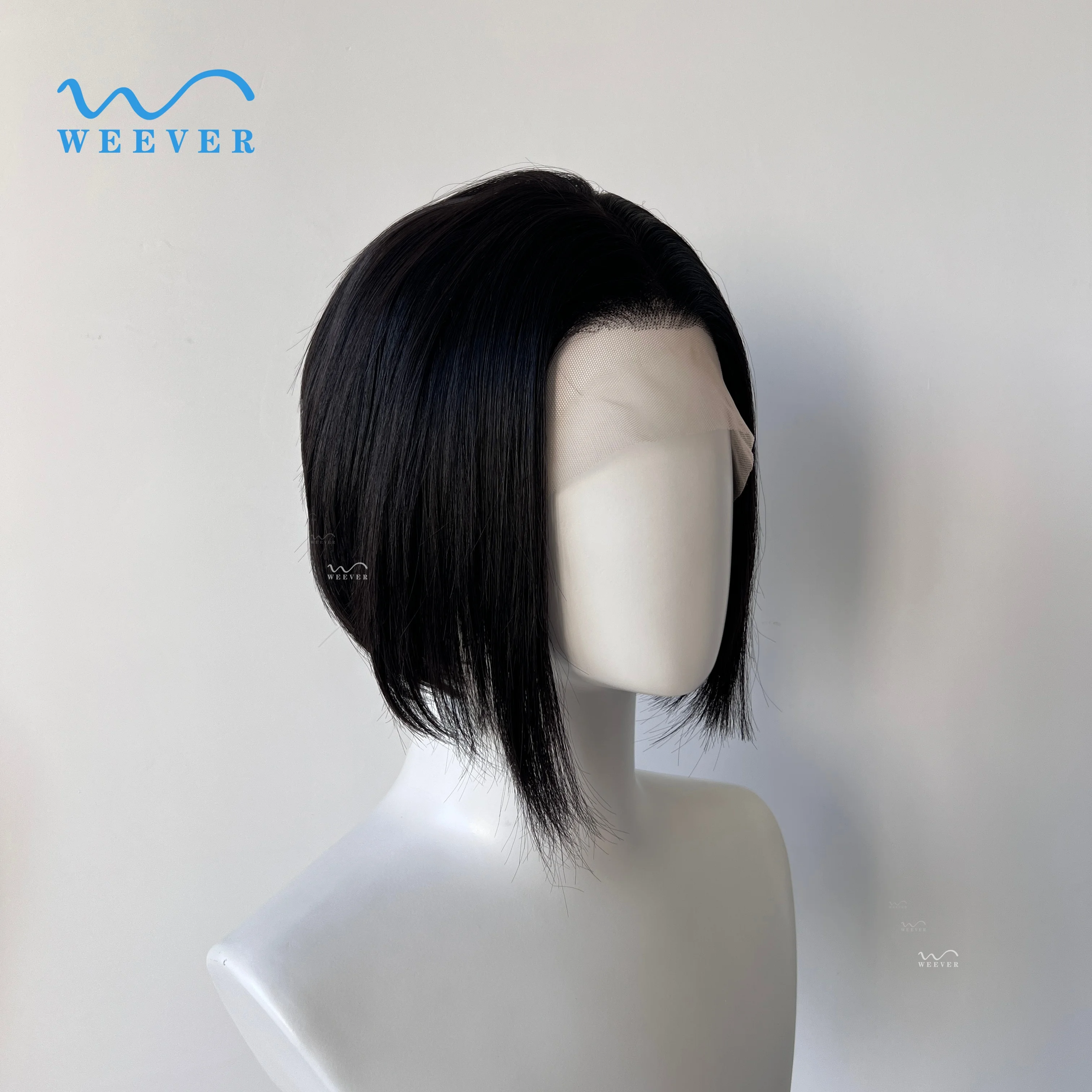 gray-black​-short-bob-cut-synthetic-lace-front-wigs-for-women-cosplay-wigs-for-men-hairline-glueless-13x4-lace-front-wigs