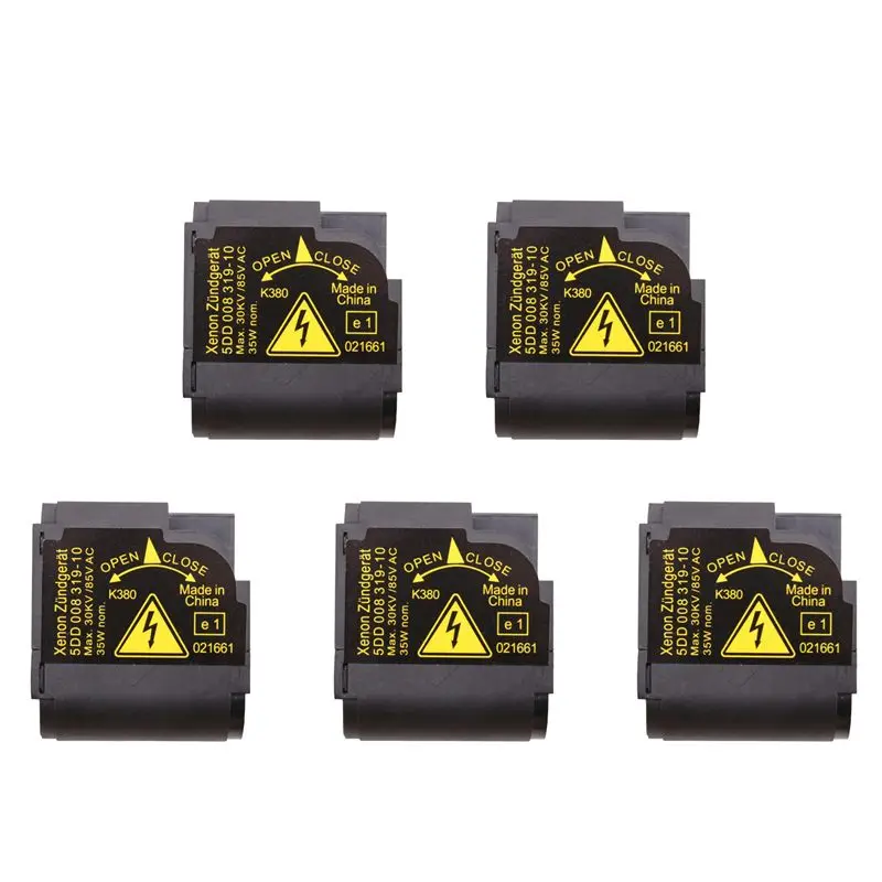 5X 5DD008319-10 Xenon Headlight Ignitor Starter Controller For BMW Mercedes Jaguar Focus 2002-2008 Igniter Ballast