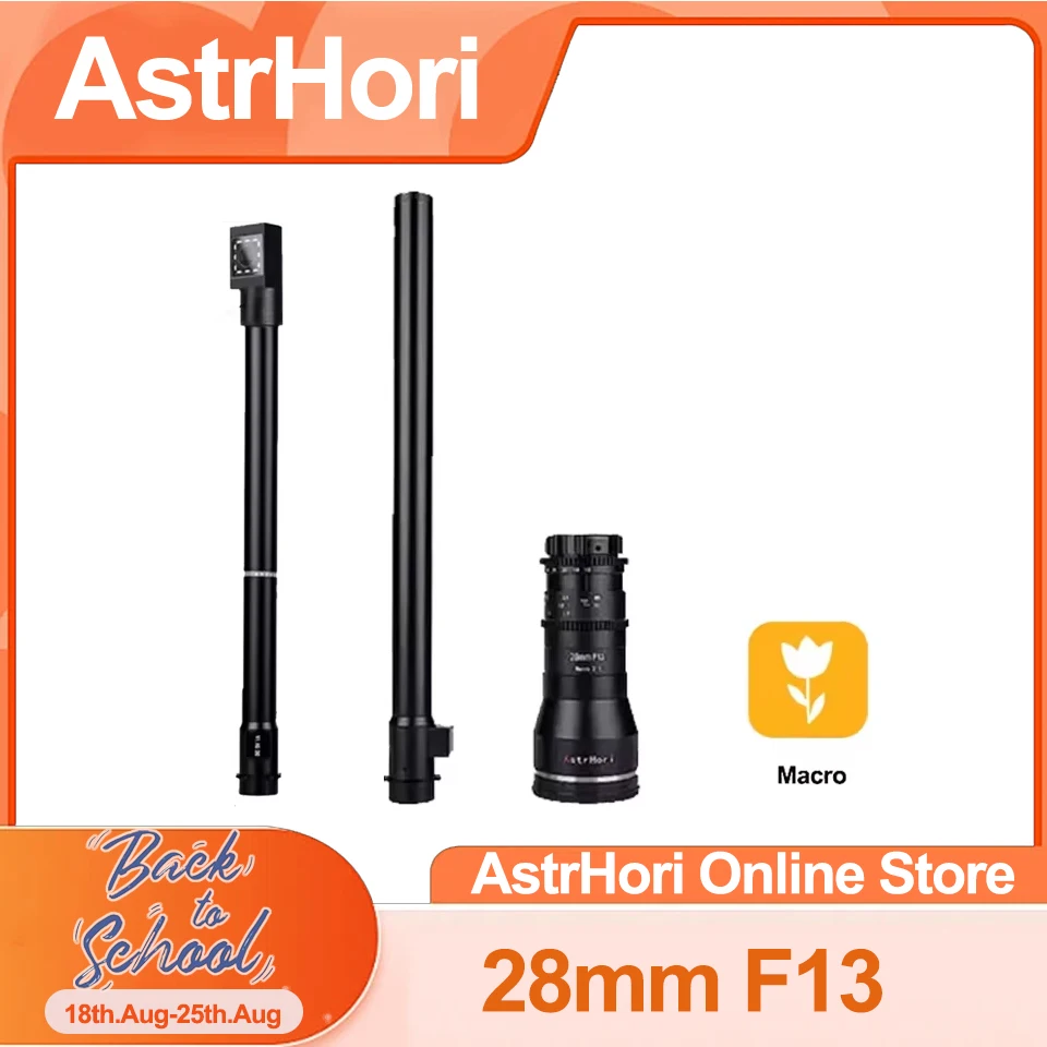 

AstrHori 28mm F13 Macro Lens 2x Macro Probe Specialty Lens for Sony E Nikon F Canon RF EF Fuji XF Nikon Z L PL Mount Camera Lens