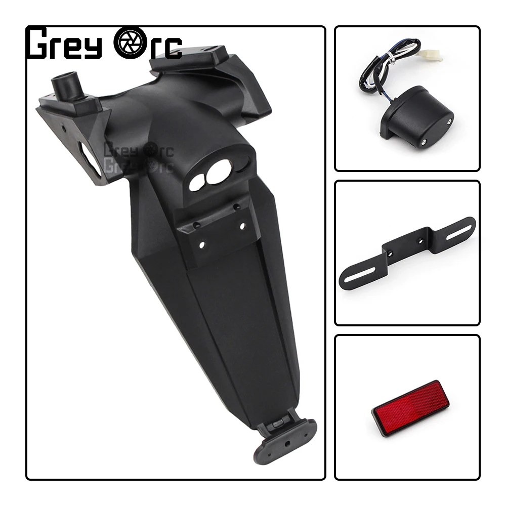

For Kawasaki Ninja ZX10R ZX 10R 2004 2005 Rear Fender Mudguard License Plate Turn Light Holder Frame Motorcycle Accessories