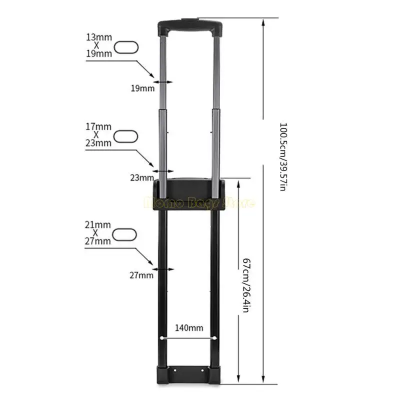 X90D الأمتعة مقبض تلسكوبيا حقيبة مقبض التلسكوبي #6