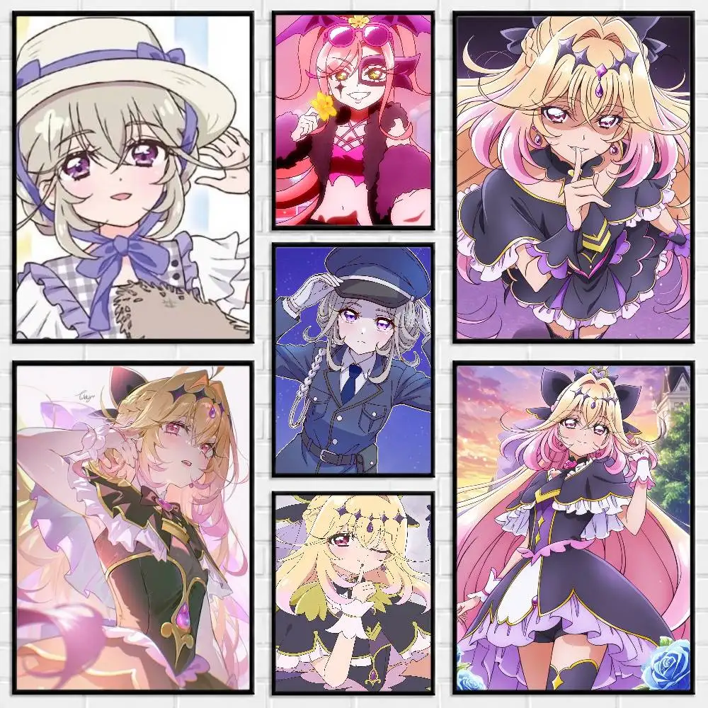 Moria Luruka Star Detective Precure Poster Versatile HD Waterproof Wall Art Self-Adhesive Decor for Any Space Ideal Gift