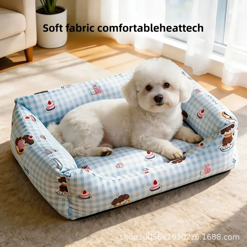 Open-style pet bed for cats, suitable for all seasons, warm and cozy for deep sleep, suitable for small dogs