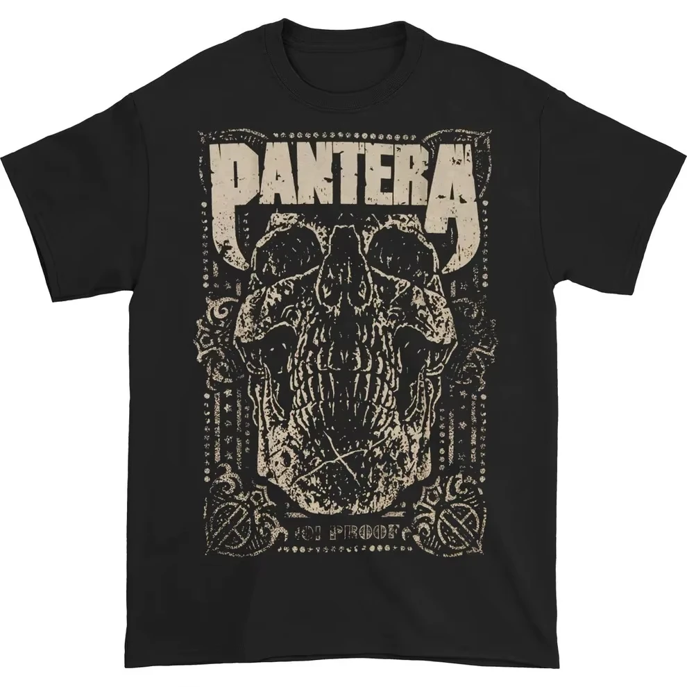 

Pantera Band 100%Cotton 101 Proof Album Graphic Tshirt Men Women Unisex Oversized Tshirt Gothic Skull Hip Hop Y2k Fashion Shirt