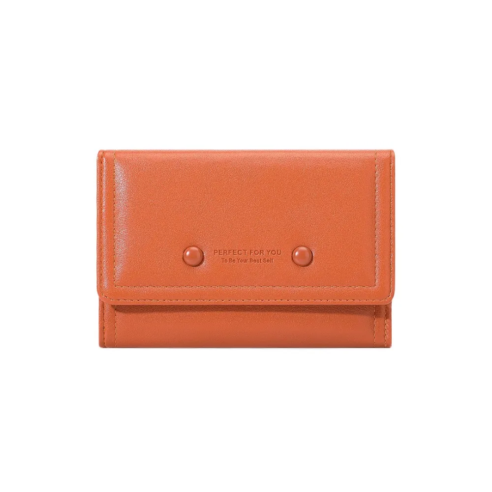 Multifunctional Woman Short Wallet Business Multi-card Slot Portable Card Holder Purse Elegant Zipper Coin Pouch Shopping