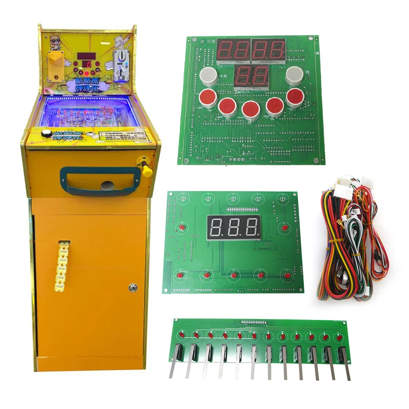 

Pinball machine Accessories Kits 12 ball Lane Popular indoor Arcade Game DIY Fun Toy coin-operated kit for Adults kids