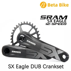 SRAM SX EAGLE 12 Speed DUB 32 34T Steel Chainring 170mm 175mm MTB Bicycle Crankset