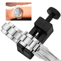 Watch Repair Tools Band Link Pin Remover Watch Band Adjuster Band Link Opener Metal Strap Bracelet Link Pin Repair Tool Black