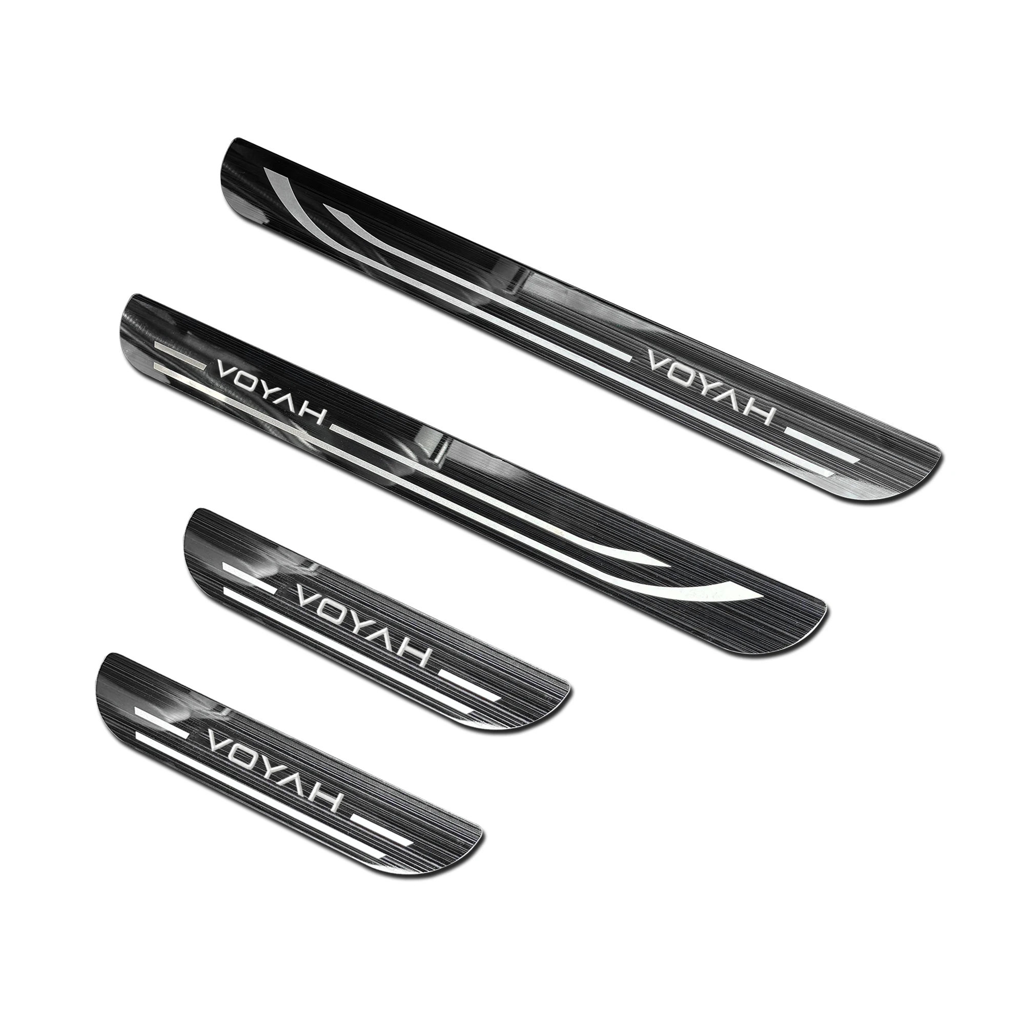 For VOYAH FREE+ Dream Interior modification welcome pedal metal threshold strip decorative protective sticker