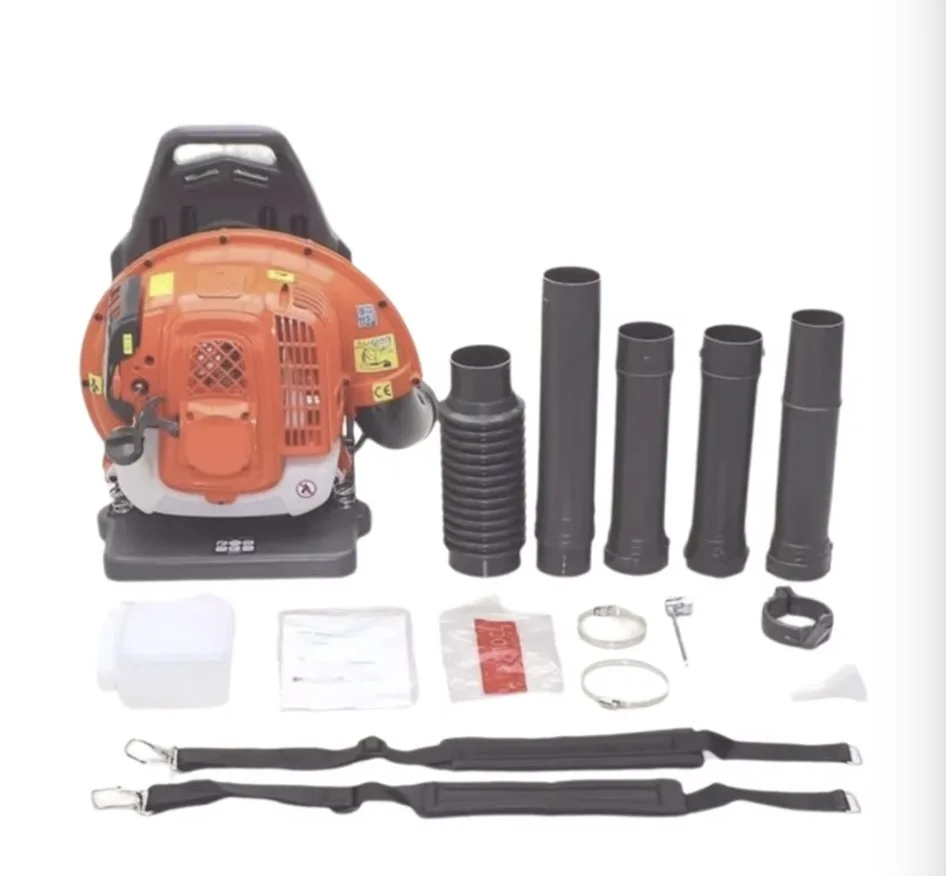 EB666 63CC Two-Stroke Backpack Gas Leaf Blower Snow Blower Wind with 1E48FP Engine for Garden Care